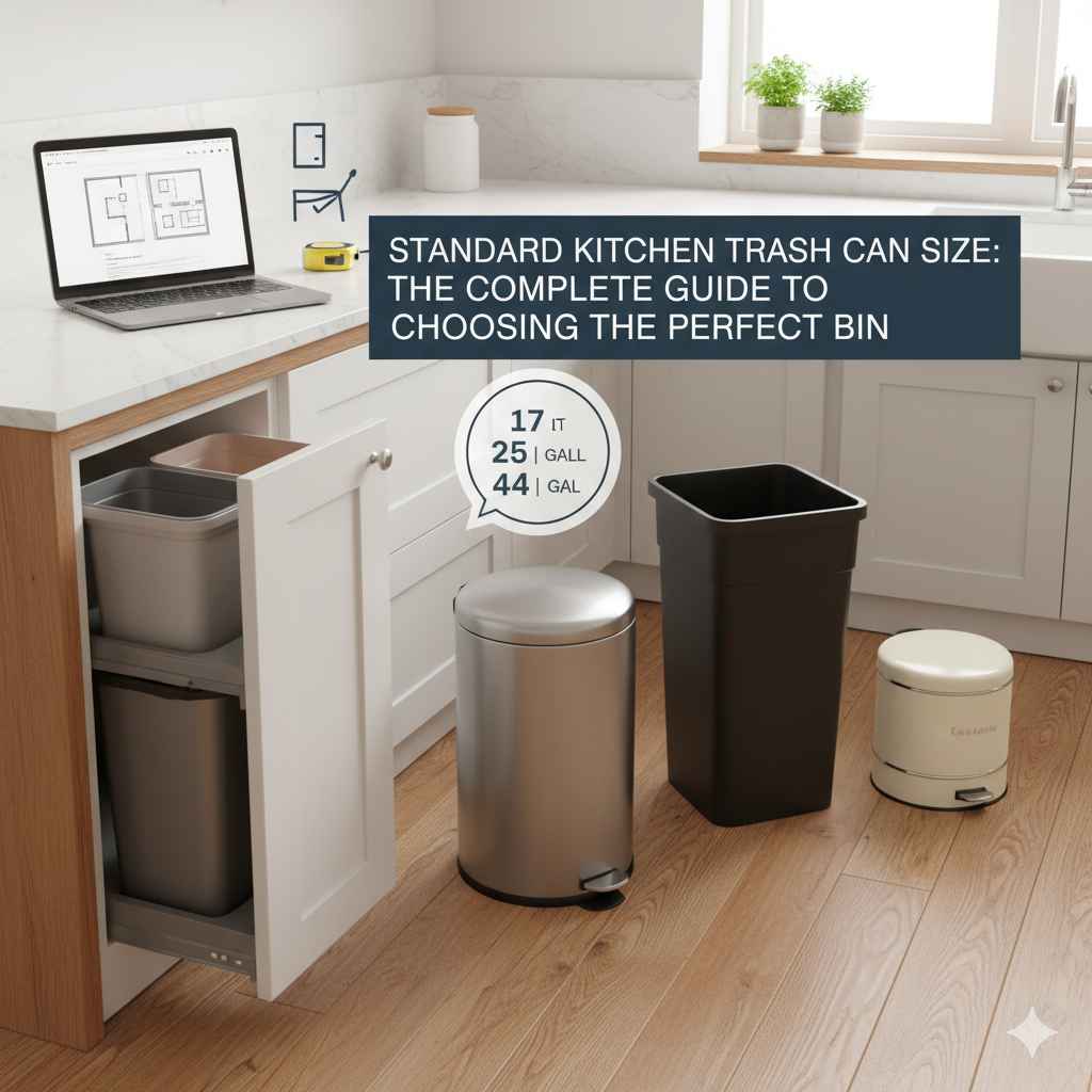 What is a Standard Size Kitchen Trash Can: Essential Guide