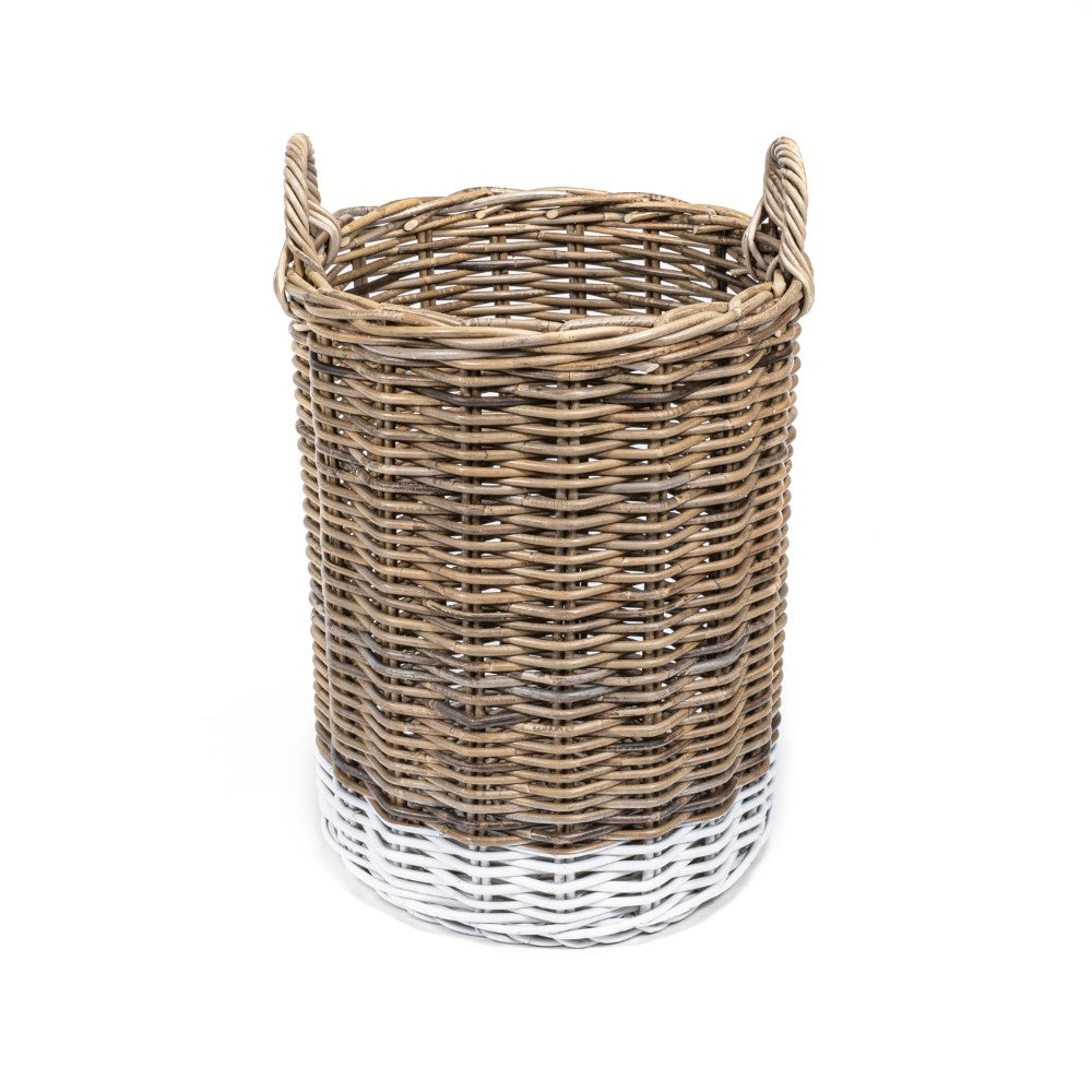 Ternion Cottage Hand-Woven Rattan Nesting Baskets (Set of 3) - Happimess