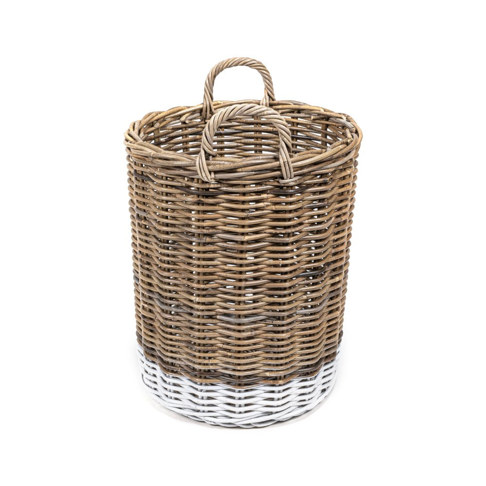 Ternion Cottage Hand-Woven Rattan Nesting Baskets (Set of 3) - Happimess