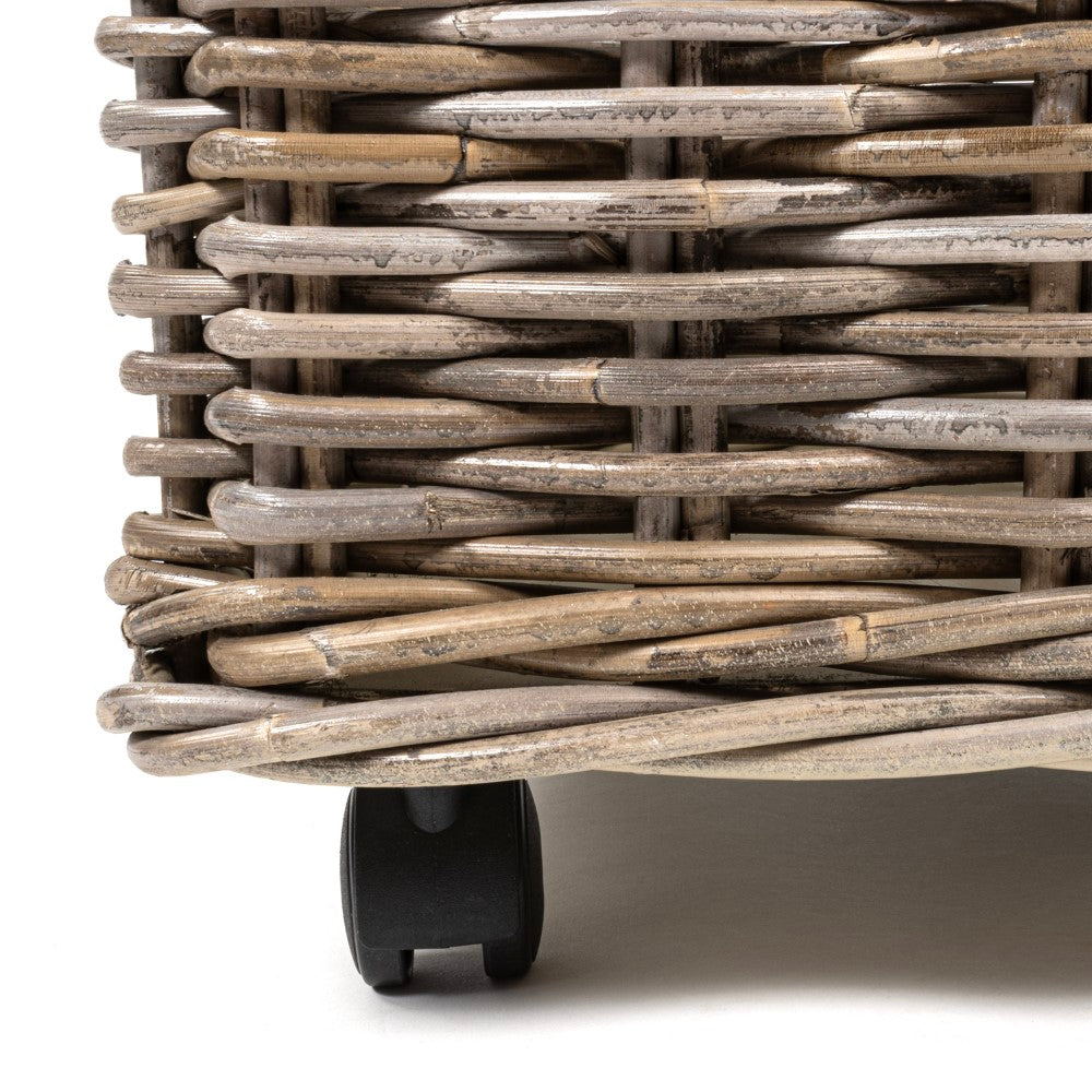 Yael Coastal Hand-Woven "STORAGE" Rattan Basket - Happimess
