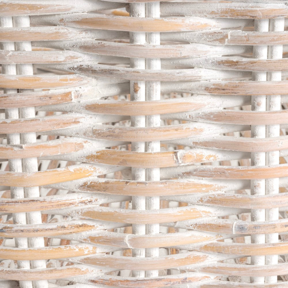 Reed Southwestern Hand-Woven Rattan Nesting Baskets with Handles (Set of 2) - Happimess