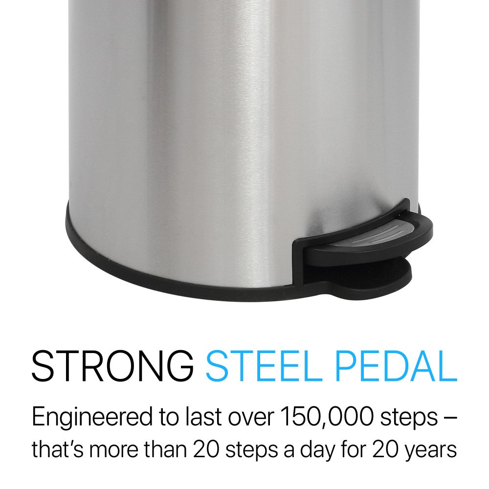 Molly 30 Liter/8 Gallon Trash Can with Free Mini Molly - Happimess