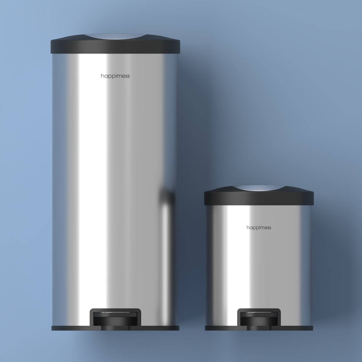 Molly 30 Liter/8 Gallon Trash Can with Free Mini Molly - Happimess