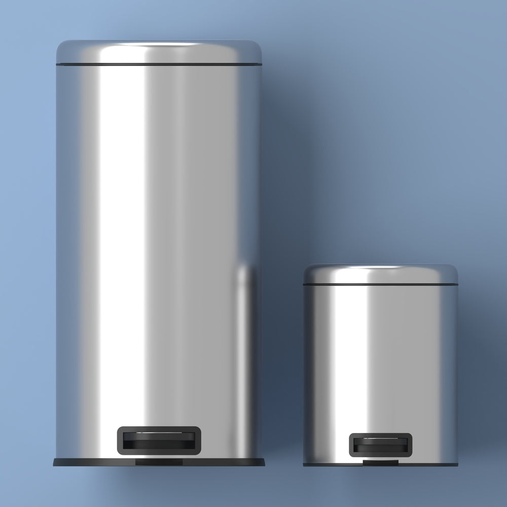 Nathan 30 Liter/8 Gallon Trash Can with Free Mini Nathan - Happimess
