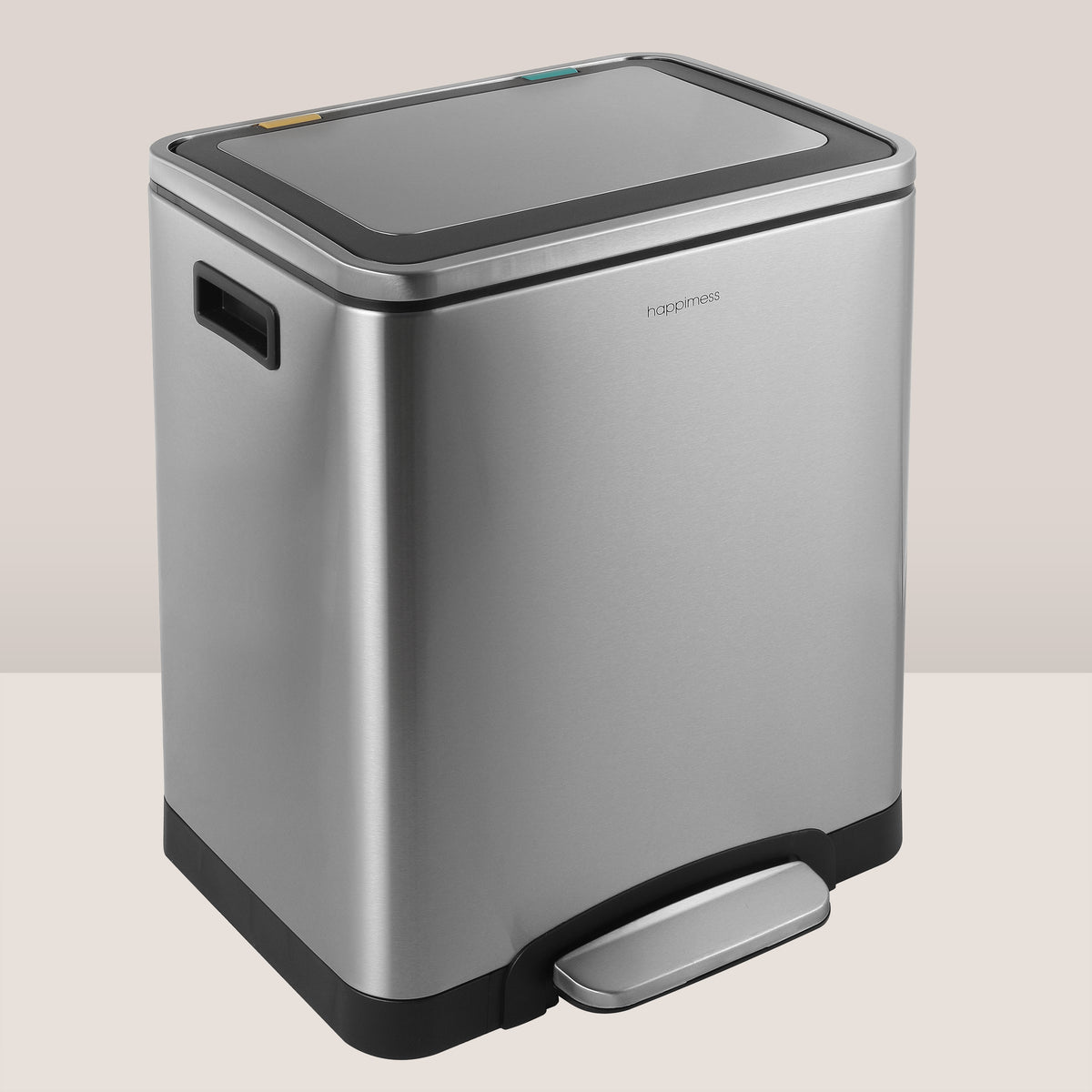Elmo 30 Liter/8 Gallon Double-Bucket Trash Can - Happimess
