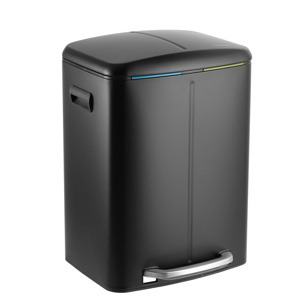 Marco 40 Liter/10.5 Gallon Double-Bucket Trash Can - Happimess