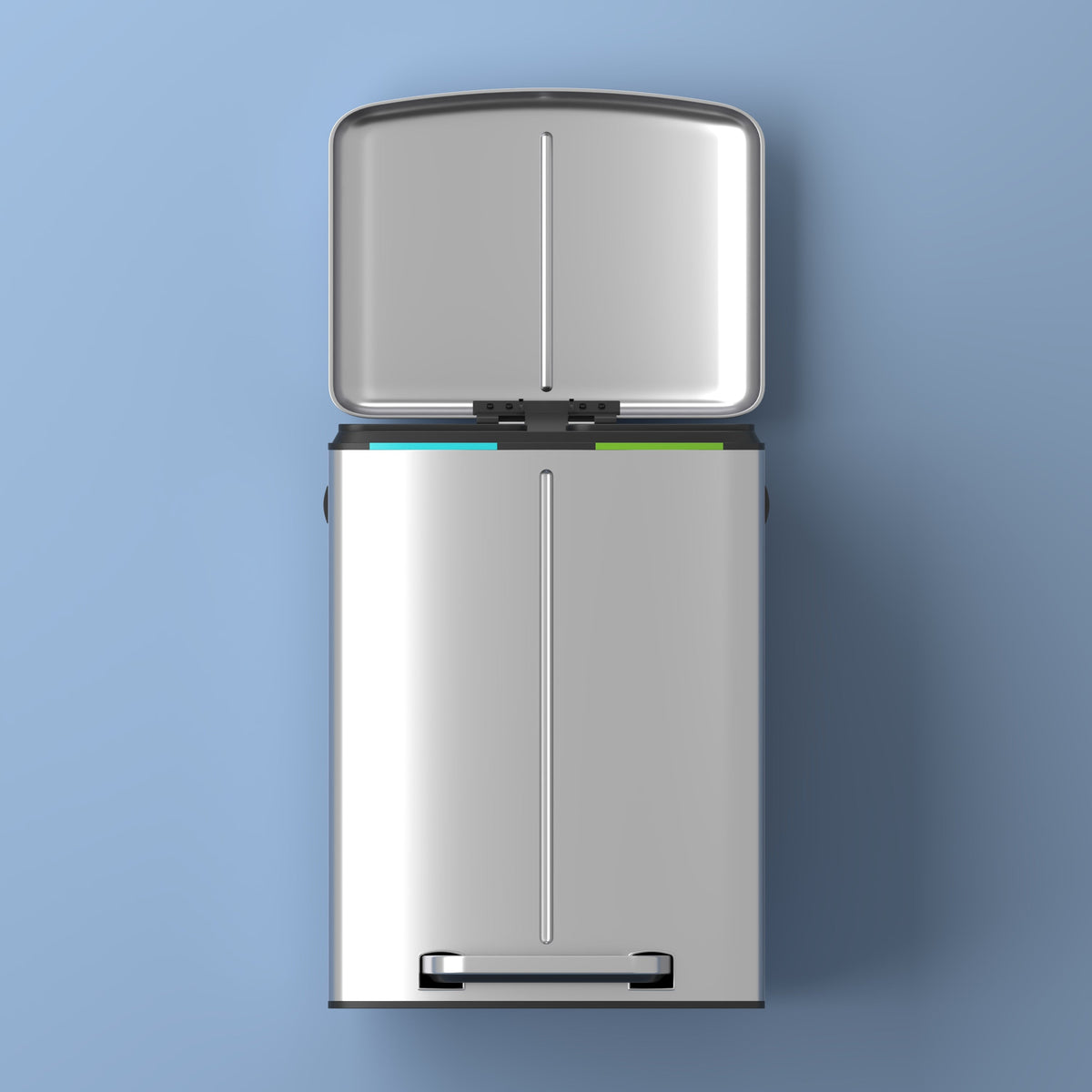 Marco 40 Liter/10.5 Gallon Double-Bucket Trash Can - Happimess