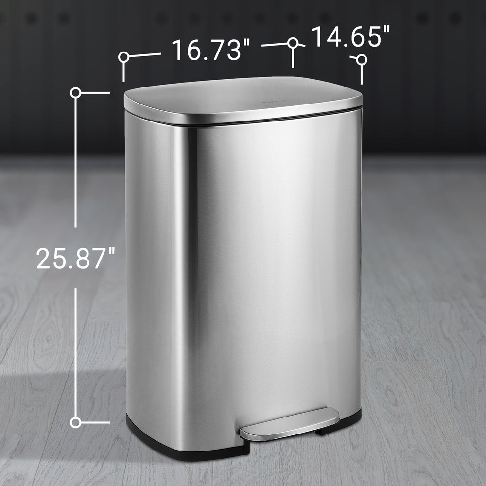 Connor 50 Liter/13 Gallon Trash Can with Free Mini Connor - Happimess