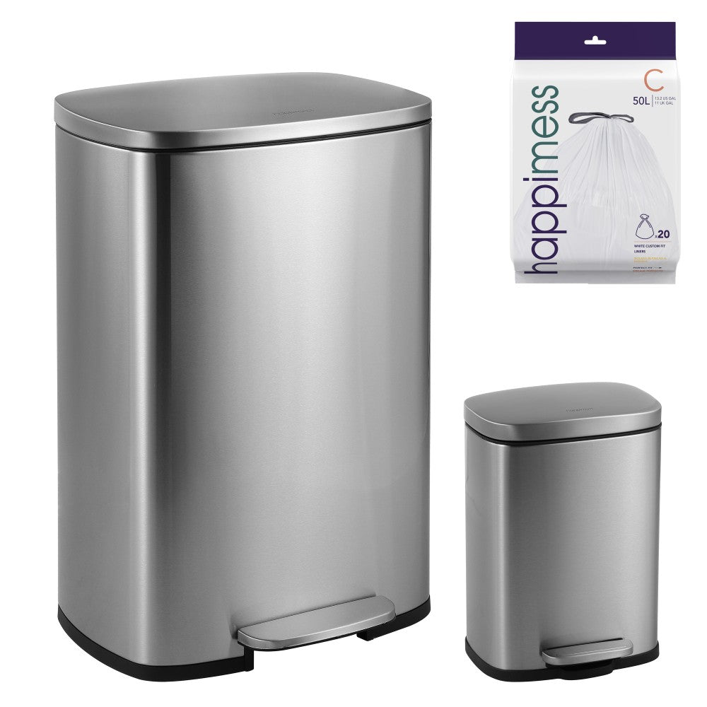 Connor 50 Liter/13 Gallon Trash Can with Free Mini Connor