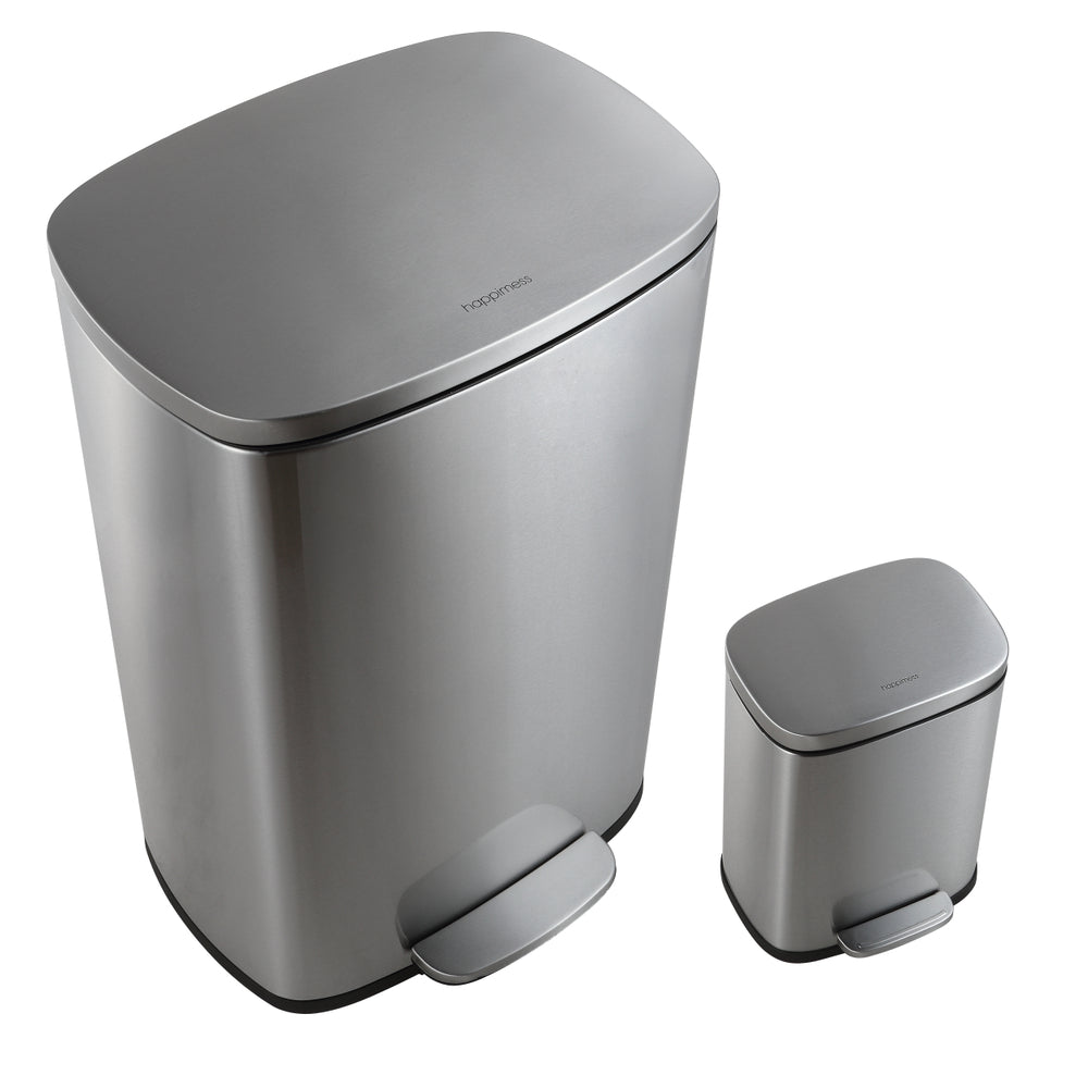 Connor 50 Liter/13 Gallon Trash Can with Free Mini Connor - Happimess