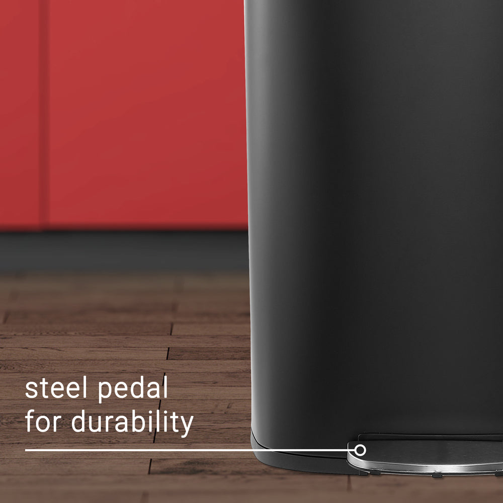 Connor 50 Liter/13 Gallon Trash Can with Free Mini Connor - Happimess