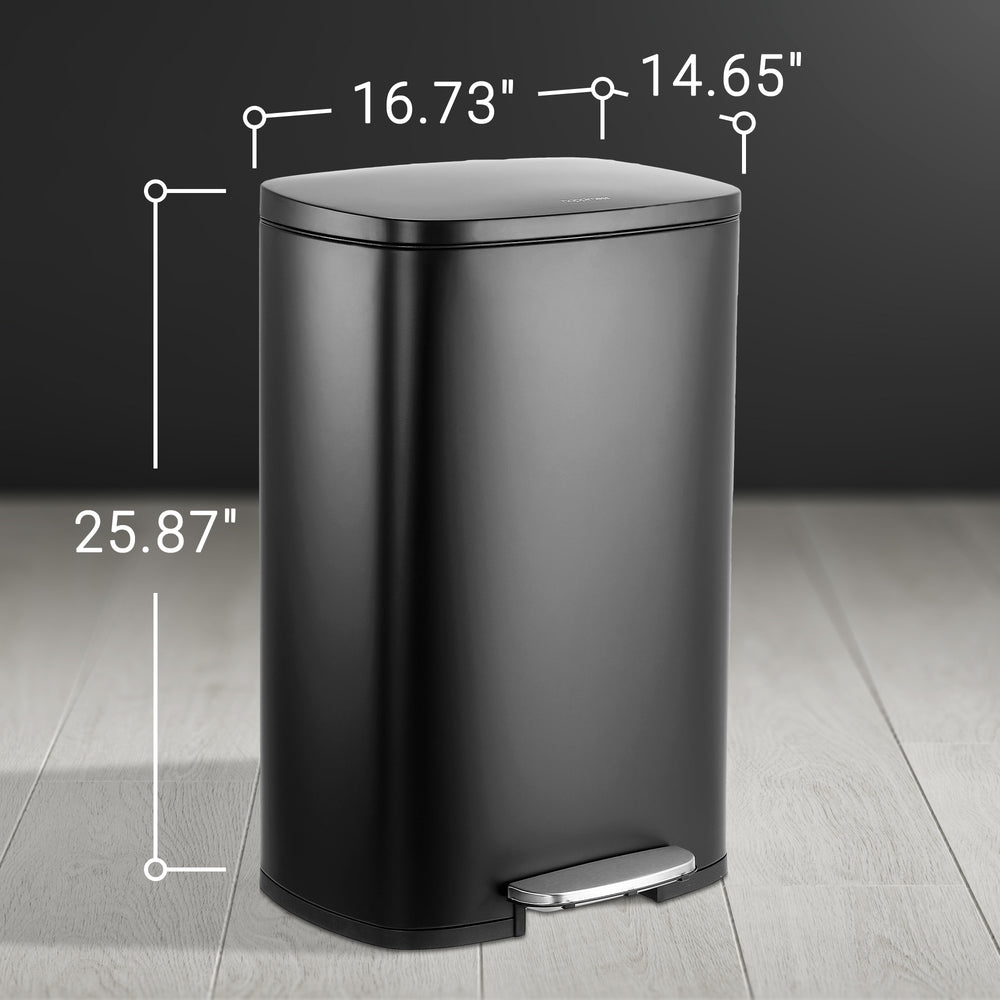 Connor 50 Liter/13 Gallon Trash Can with Free Mini Connor - Happimess