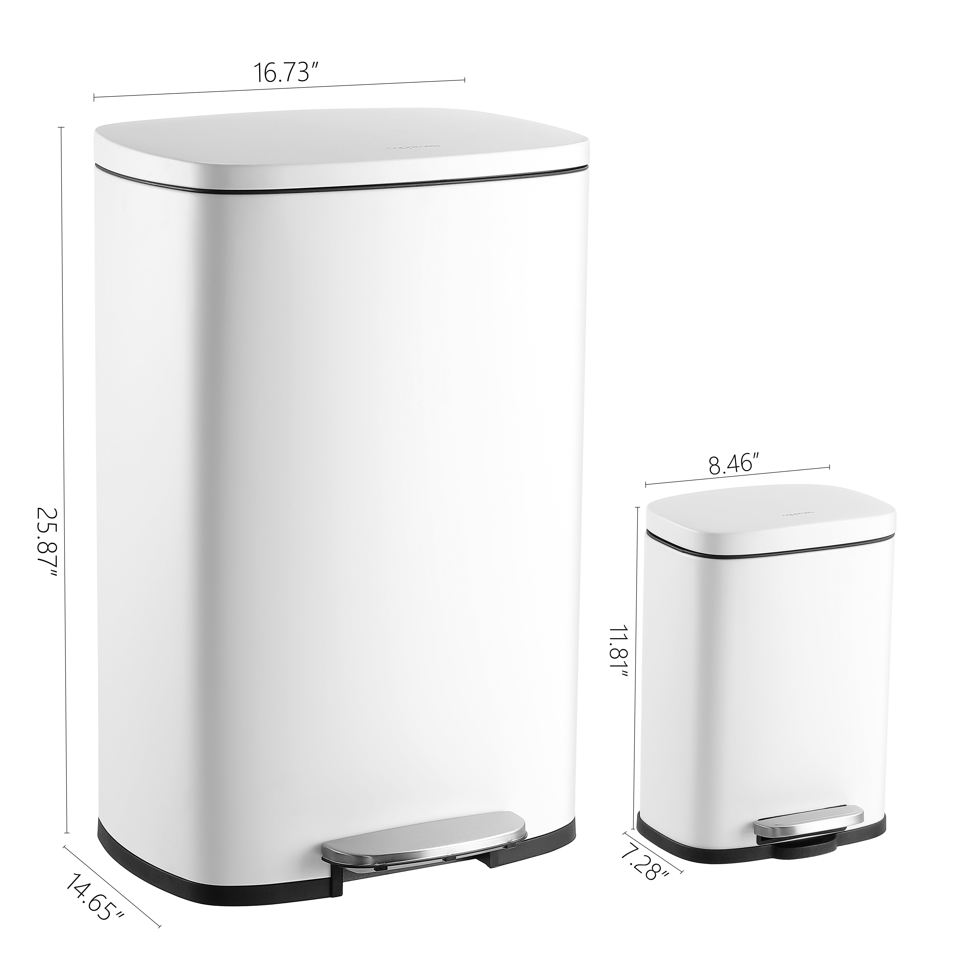 Connor 50 Liter/13 Gallon Trash Can with Free Mini Connor Connor 50 Liter/13 Gallon Trash Can with Free Mini Connor
