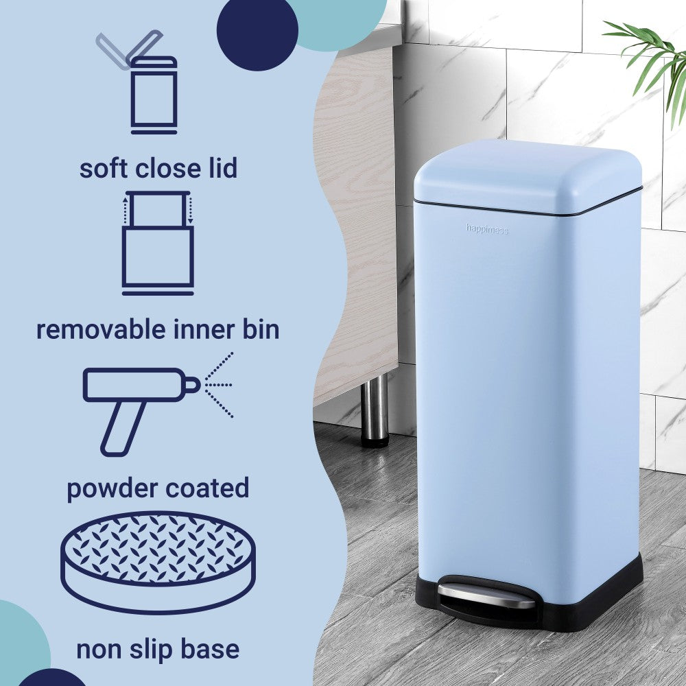 Betty Retro 8 Gallon Step Trash Can | Happimess