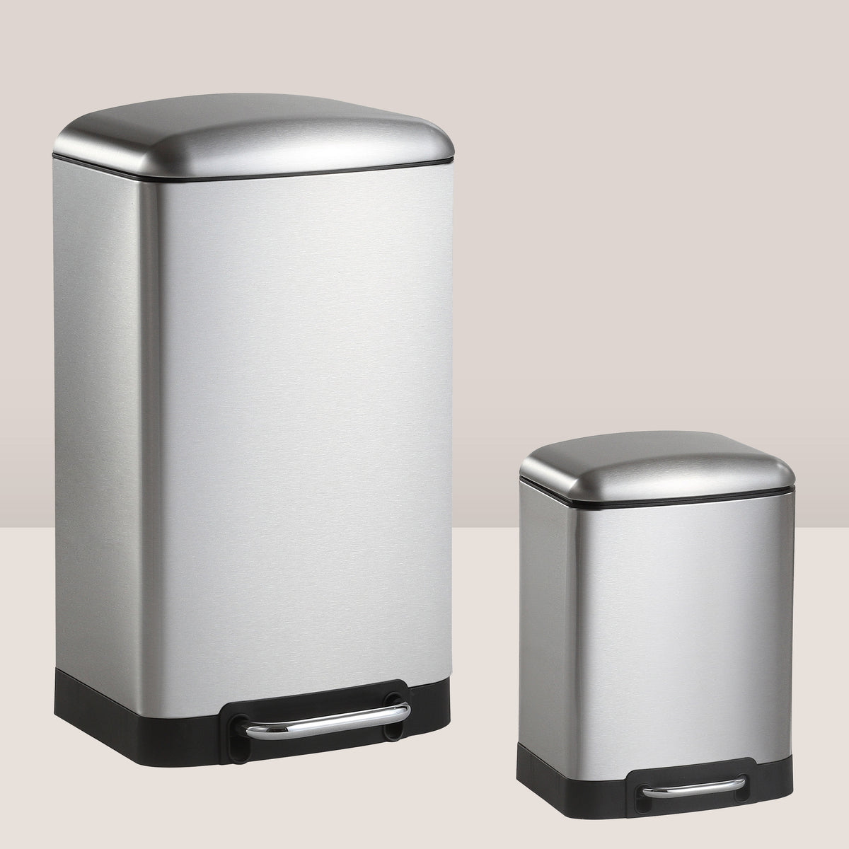 Ashley 30 Liter/8 Gallon Trash Can with Free Mini Ashley - Happimess
