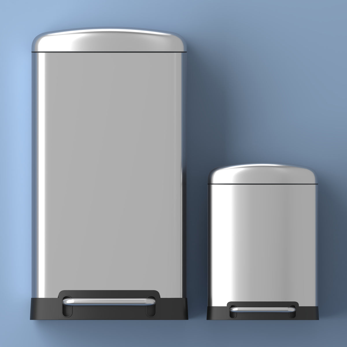 Ashley 30 Liter/8 Gallon Trash Can with Free Mini Ashley - Happimess