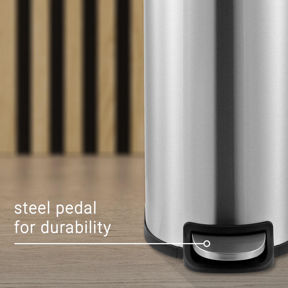 Roland Mini 2.6-Gallon Step-Open Trash Can - Happimess