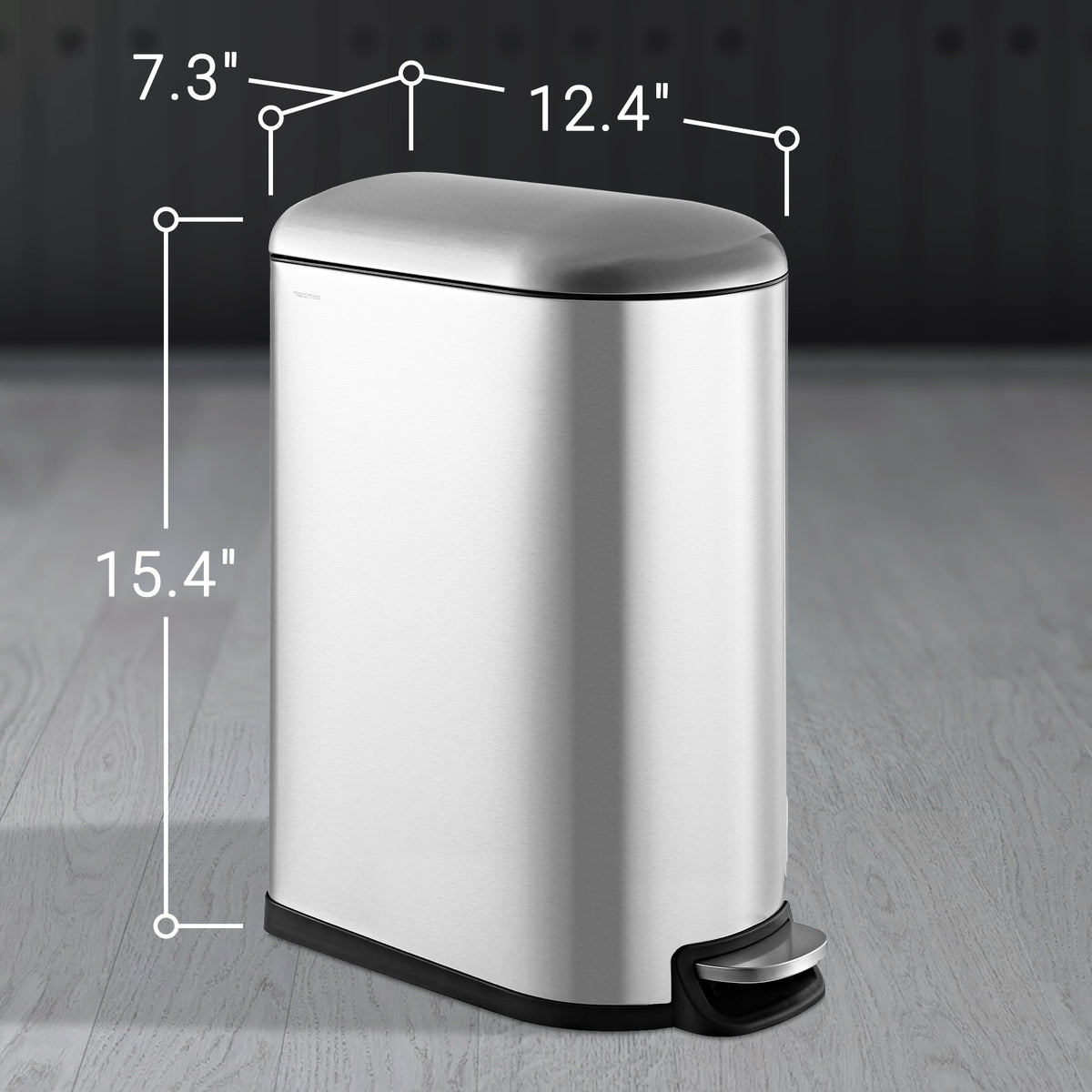Roland Mini 2.6-Gallon Step-Open Trash Can - Happimess