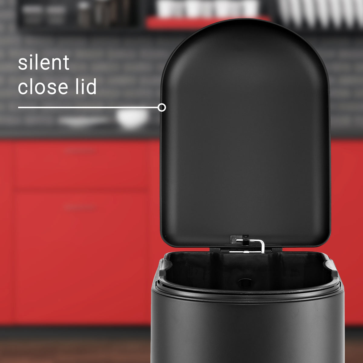 Roland Mini 2.6-Gallon Step-Open Trash Can - Happimess