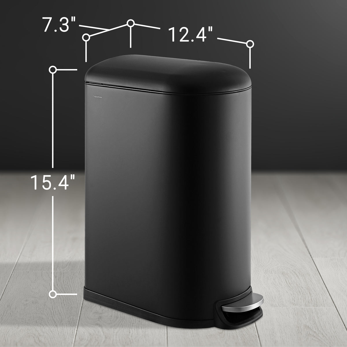 Roland Mini 2.6-Gallon Step-Open Trash Can - Happimess