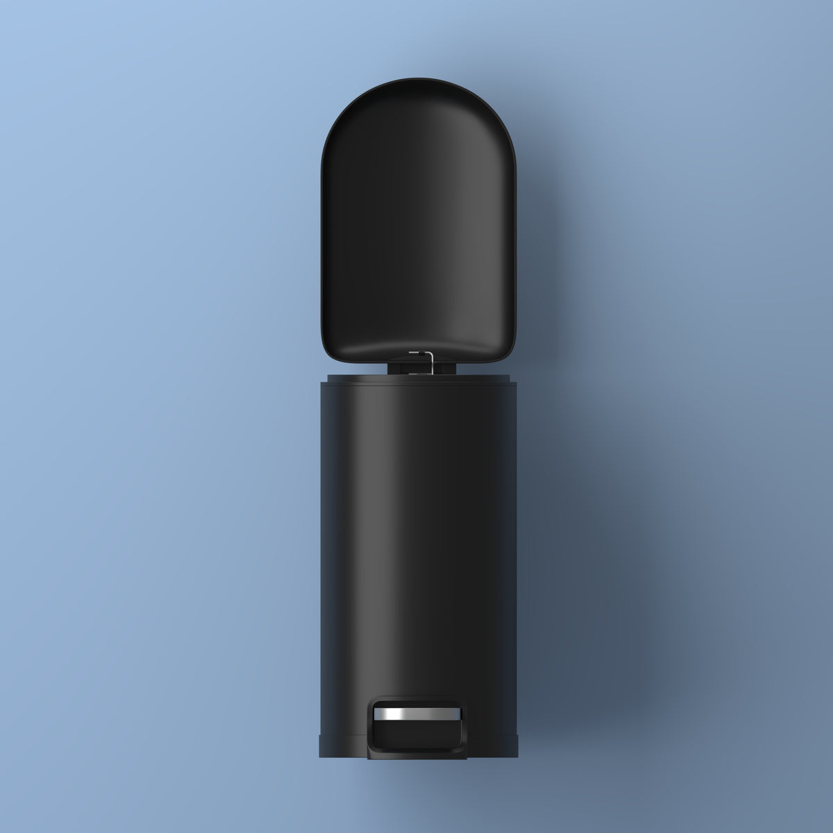 Slyd 40 Liter/10.6 Gallon Step-Open Trash Can - Happimess