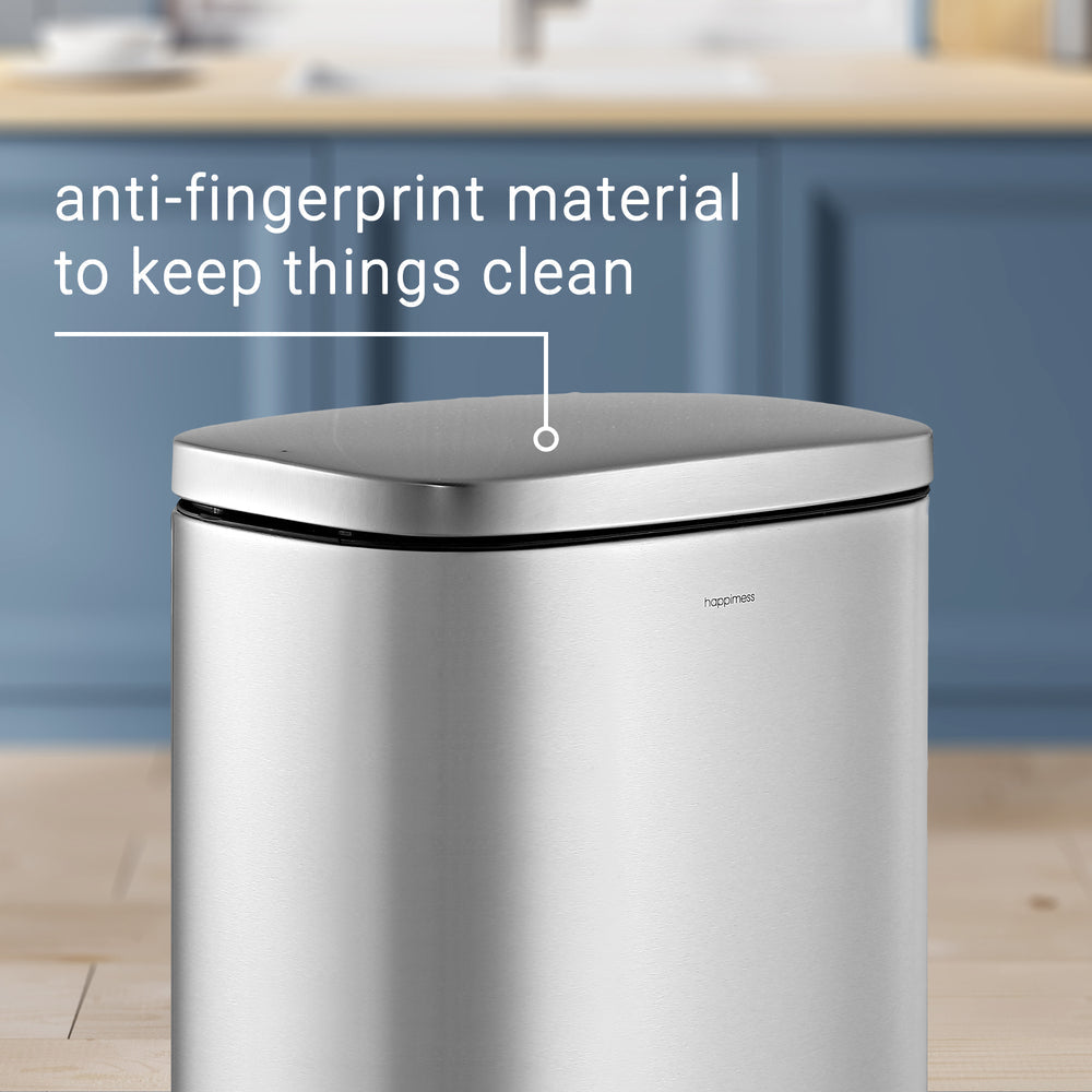 Abrahamus 30 Liter/8 Gallon Step-Open Trash Can - Happimess
