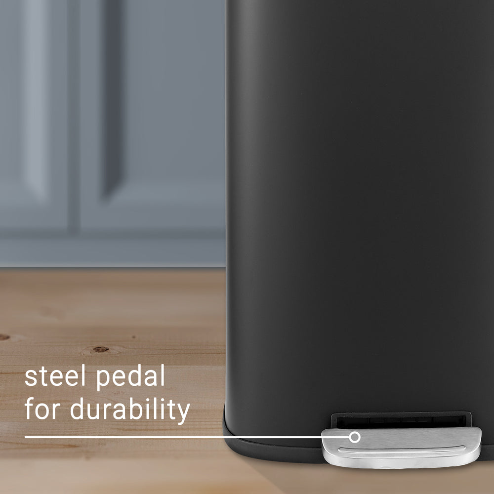 Abrahamus 30 Liter/8 Gallon Step-Open Trash Can - Happimess
