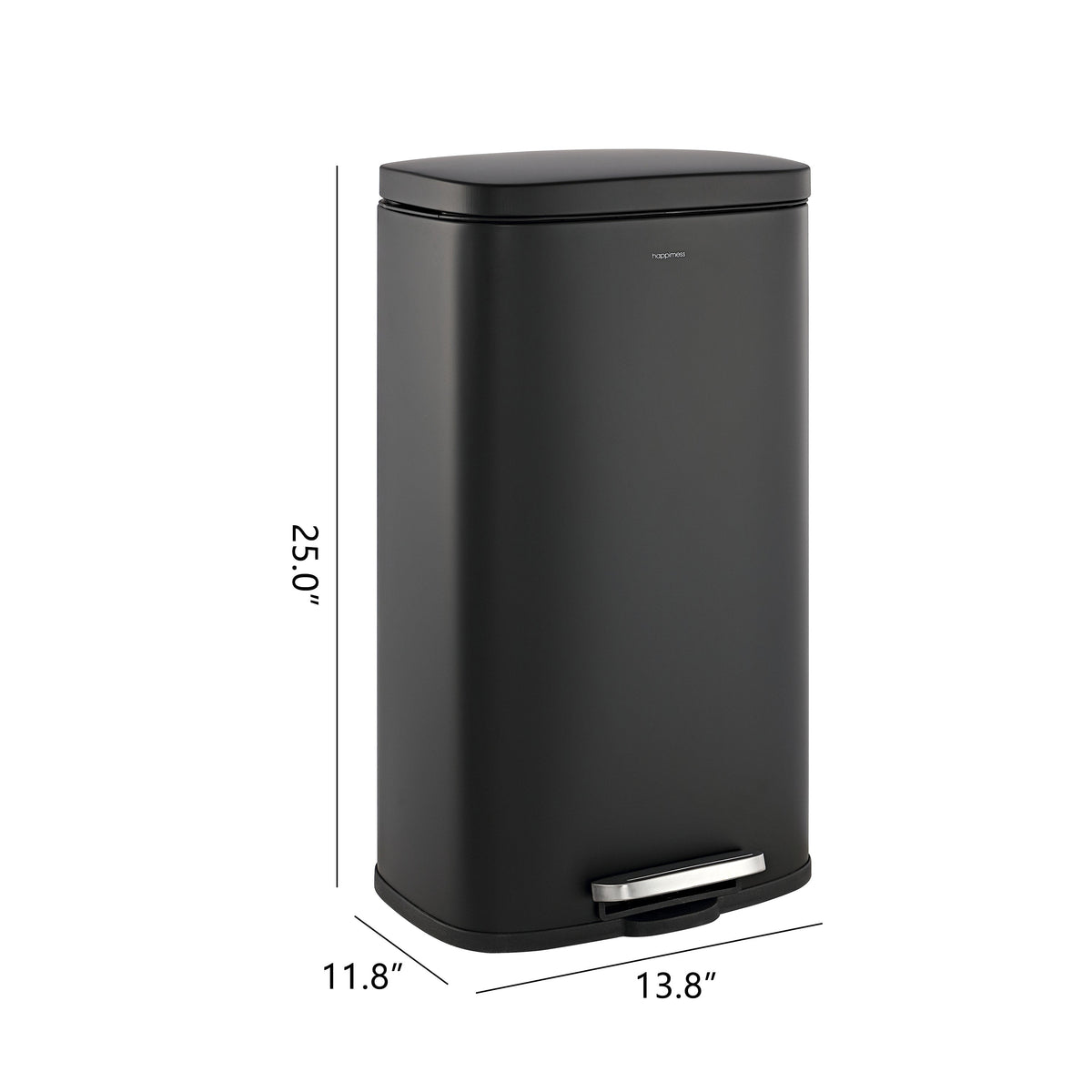 Abrahamus 30 Liter/8 Gallon Step-Open Trash Can - Happimess