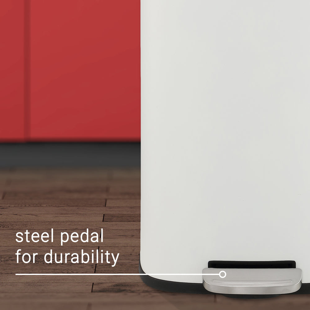 Abrahamus 30 Liter/8 Gallon Step-Open Trash Can - Happimess