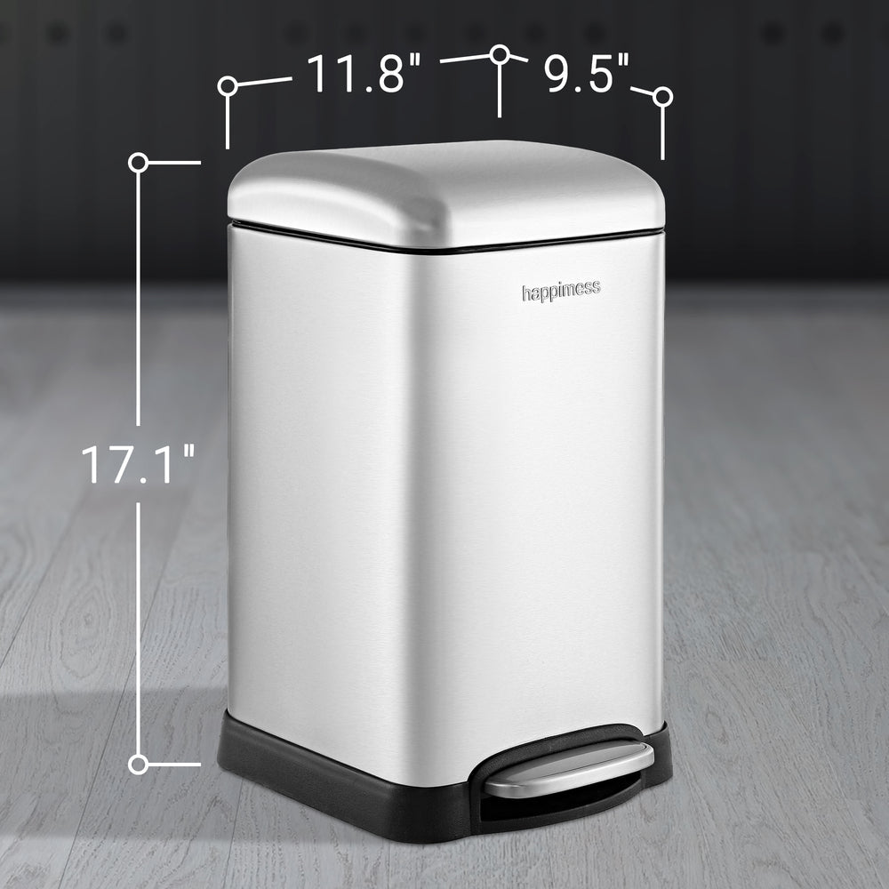 Betty Retro Mini 12 Liter/3.2 Gallon Step-Open Trash Can - Happimess