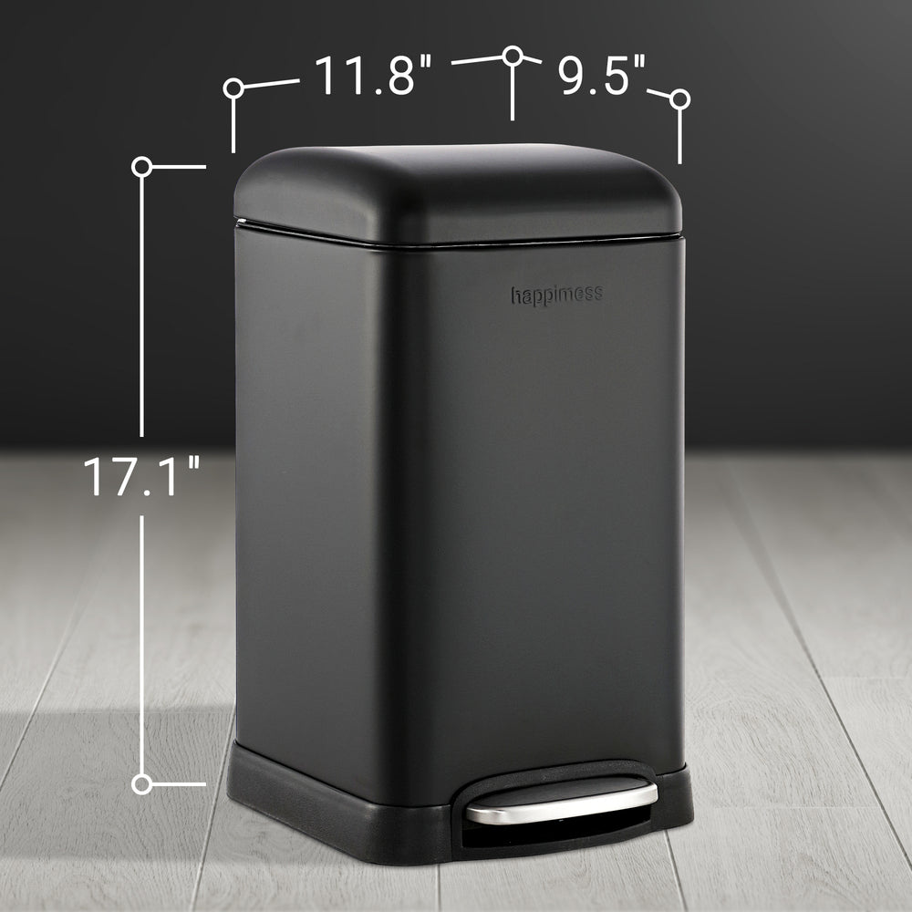 Betty Retro Mini 12 Liter/3.2 Gallon Step-Open Trash Can - Happimess