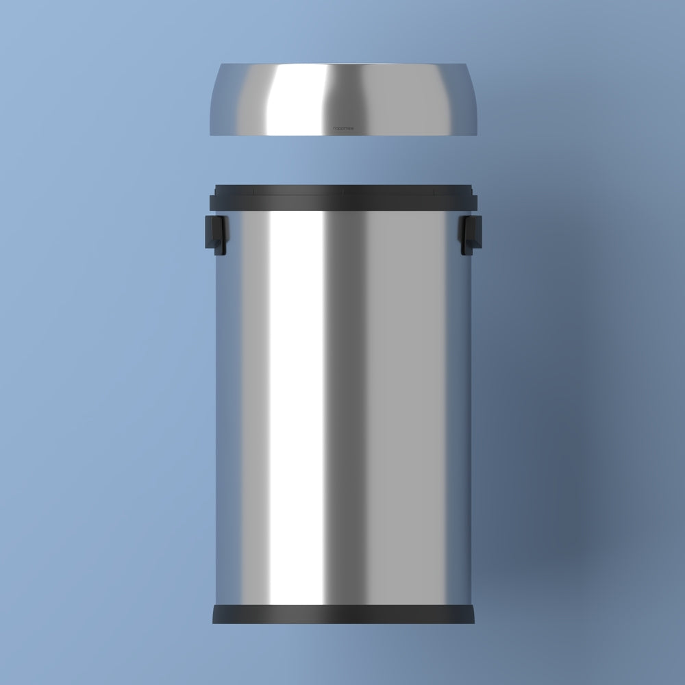 Chuck 65 Liter/17.2 Gallon Kitchen/Office Trash Can - Happimess