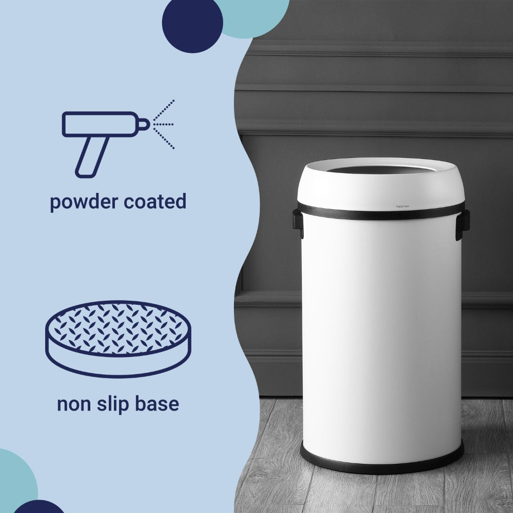Chuck 65 Liter/17.2 Gallon Kitchen/Office Trash Can - Happimess