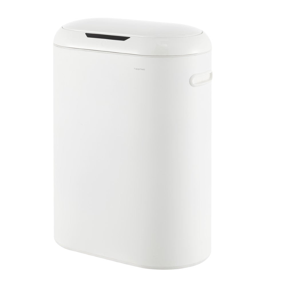 Robo Kitchen 13.2-Gallon Slim Oval Motion Sensor Touchless Trash Can with Touch Mode - Happimess