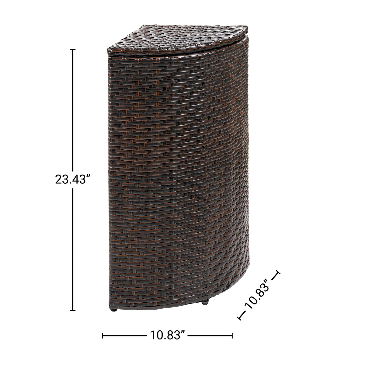 Chloe 15.56-Gallon Outdoor Trash Can - Happimess