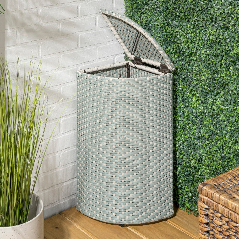 Chloe 15.56-Gallon Outdoor Trash Can - Happimess