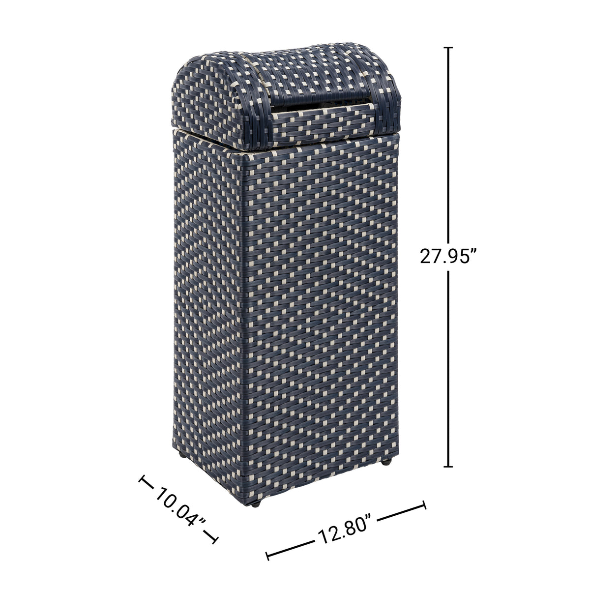 Darla 14.27-Gallon Outdoor Trash Can - Happimess