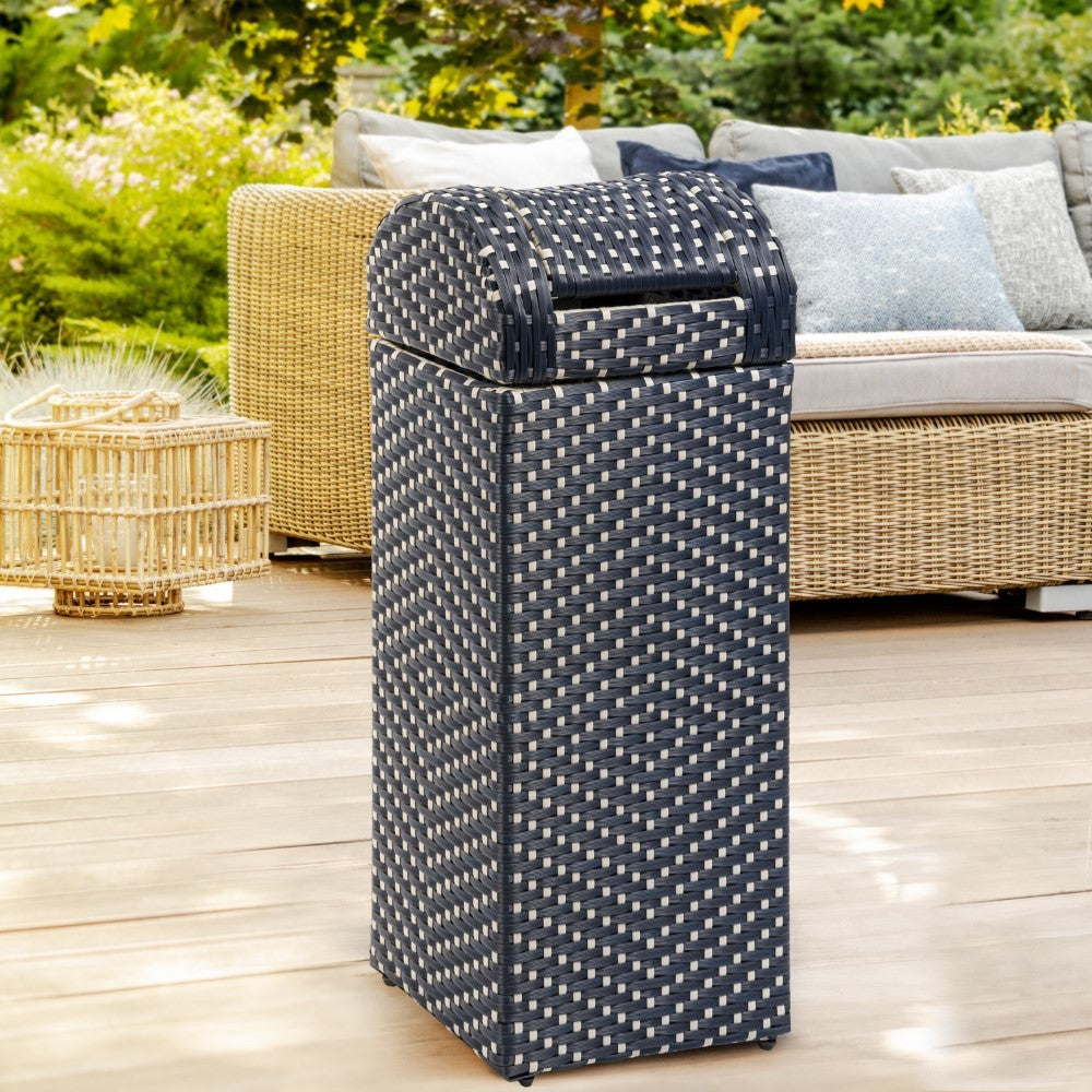 Darla 14.27-Gallon Outdoor Trash Can - Happimess