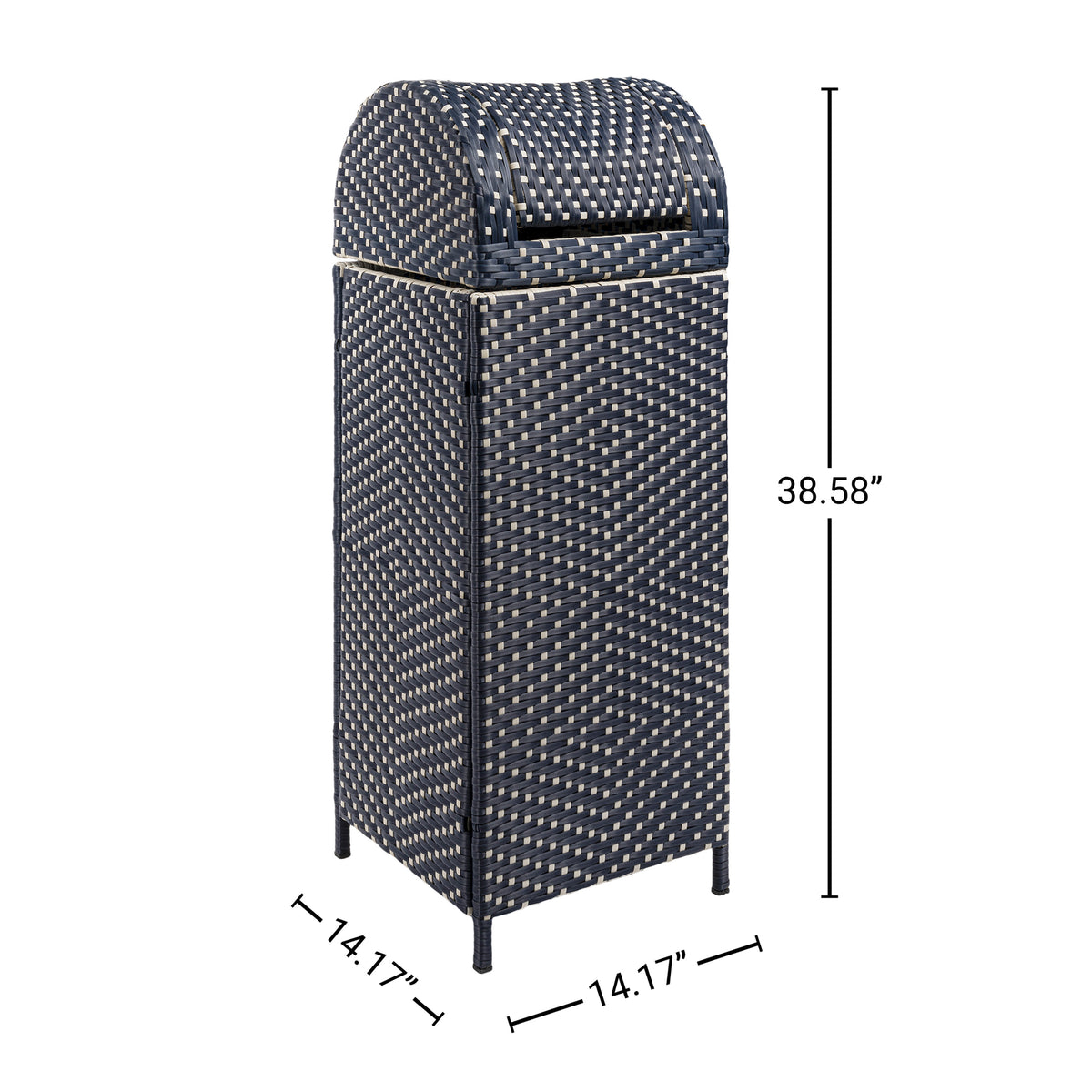 Darla 31.39-Gallon Outdoor Trash Can - Happimess