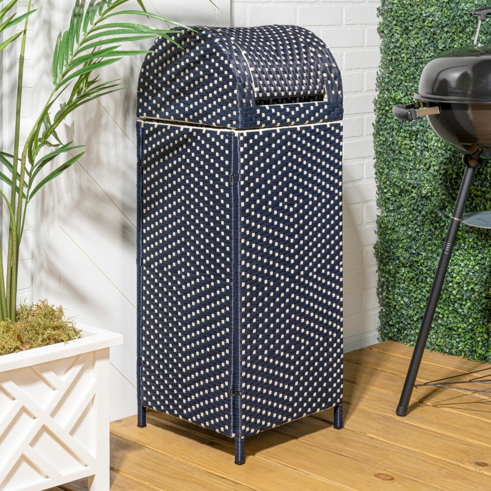Darla 31.39-Gallon Outdoor Trash Can - Happimess