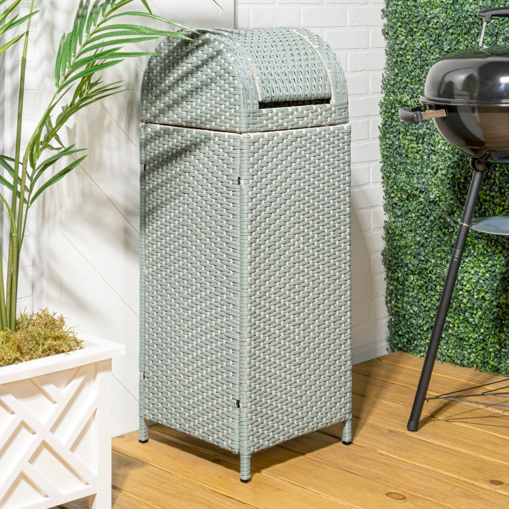 Darla 31.39-Gallon Outdoor Trash Can - Happimess