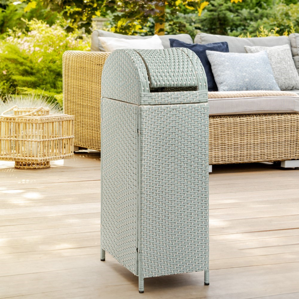 Darla 31.39-Gallon Outdoor Trash Can - Happimess