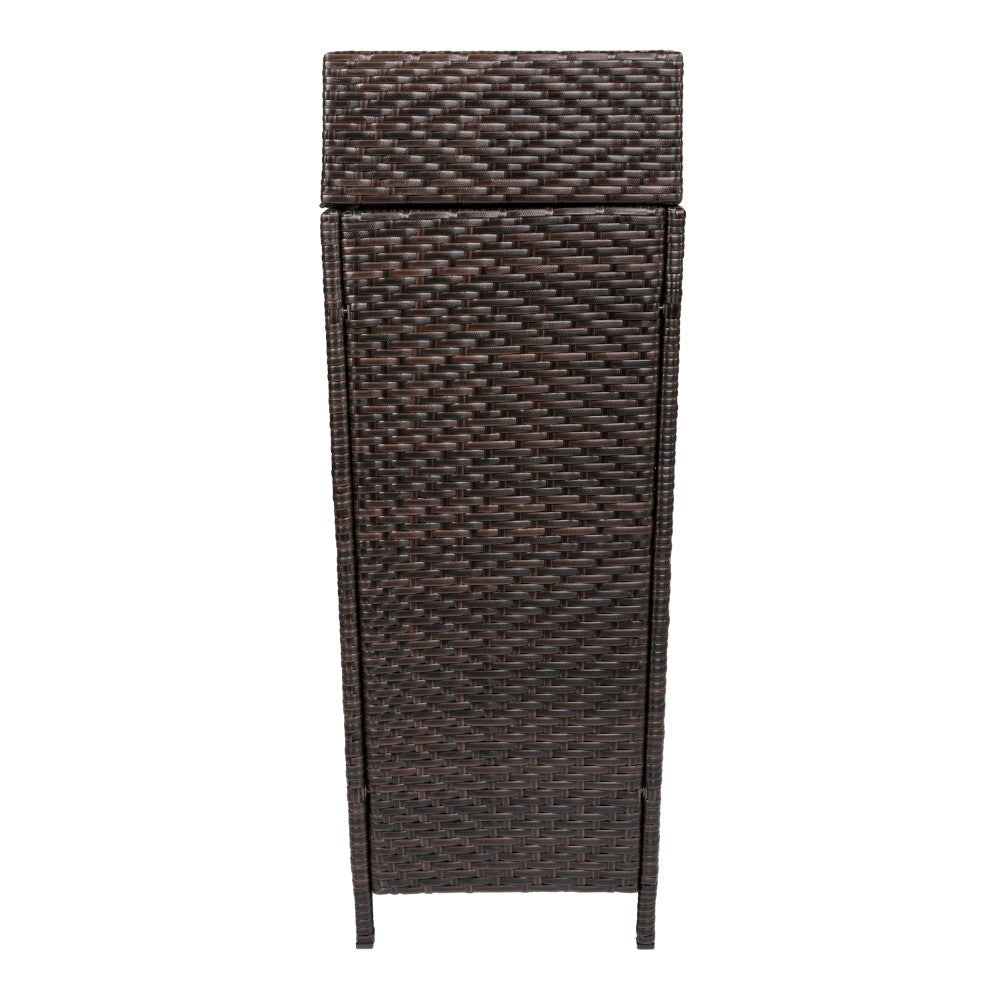 Keaton Modern 24.13-Gallon Outdoor Trash Can - Happimess