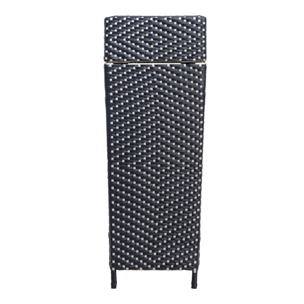 Keaton Modern 24.13-Gallon Outdoor Trash Can - Happimess