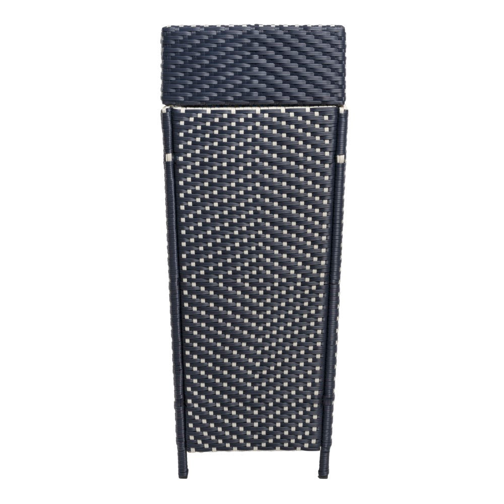 Keaton Modern 24.13-Gallon Outdoor Trash Can - Happimess