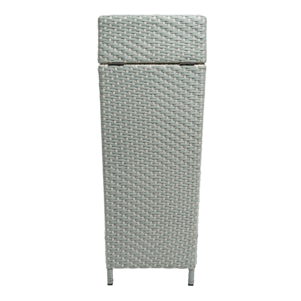 Keaton Modern 24.13-Gallon Outdoor Trash Can - Happimess