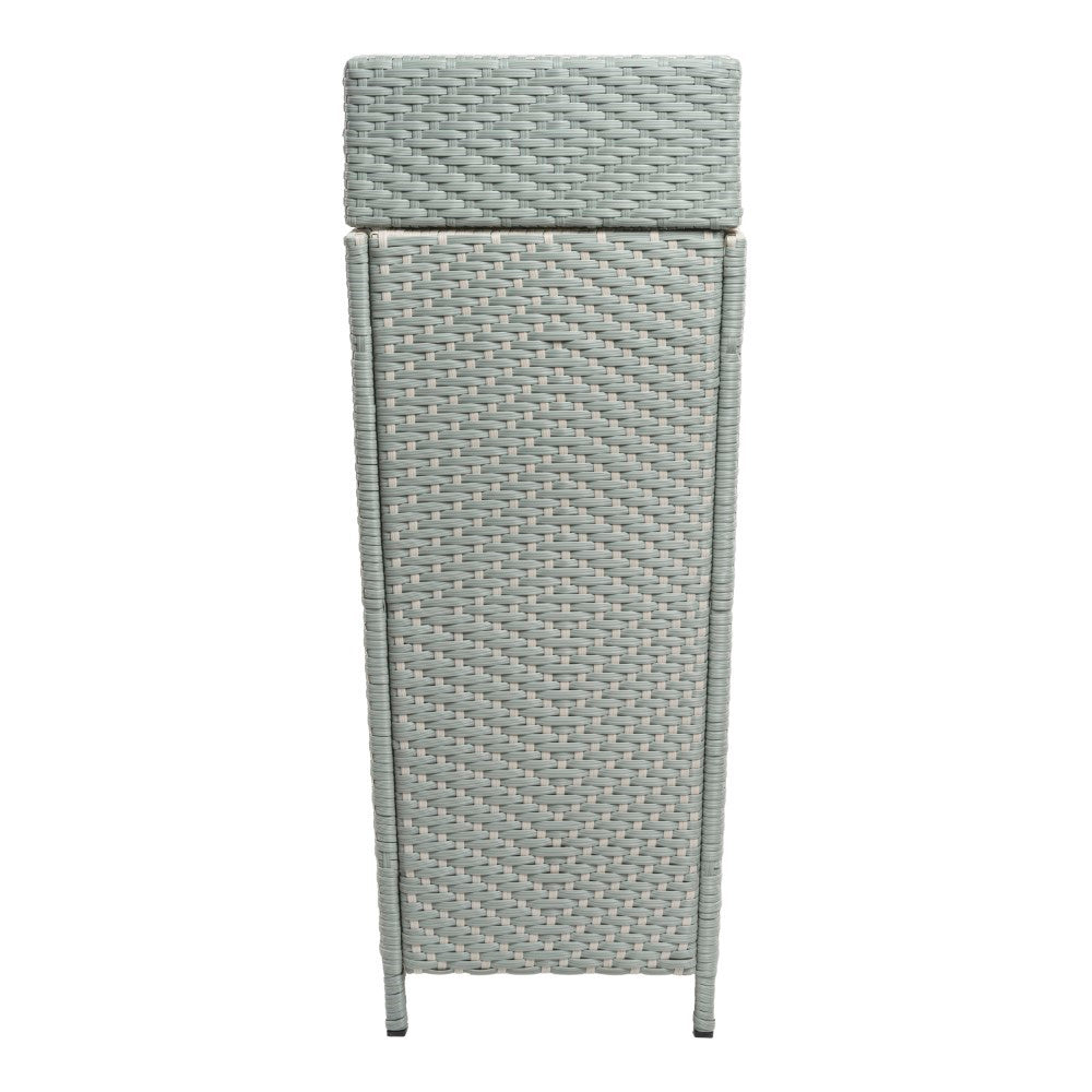 Keaton Modern 24.13-Gallon Outdoor Trash Can - Happimess