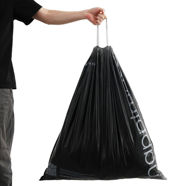 happimess 30 Gallon Drawstring Unscented Trash Can Liner