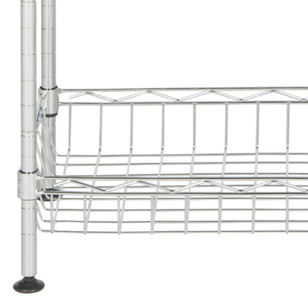 Aventura 31" 4-Tier Wire Basket Rack - Happimess