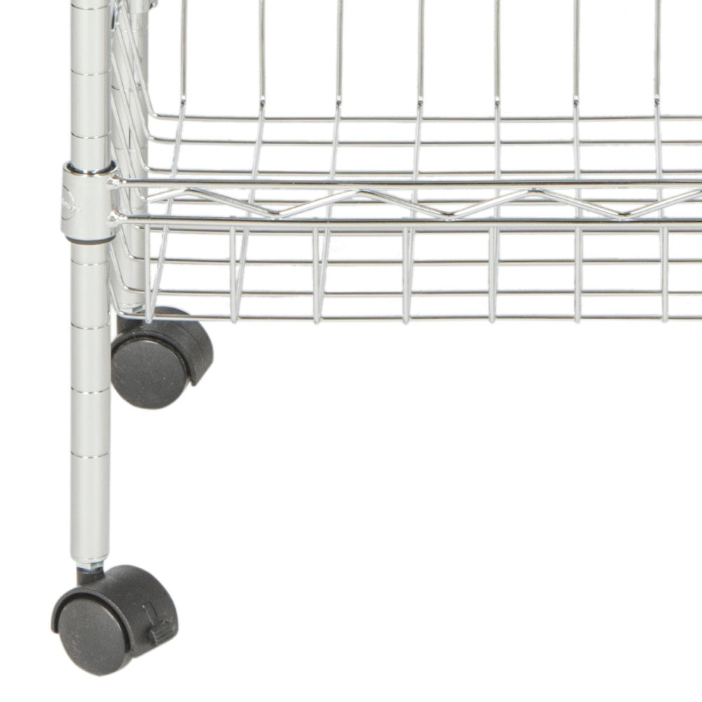 Grove 4-Shelf 47" Basket Rack with Casters - Happimess